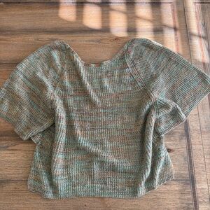 Anthropologie Earthy Knit Blouse